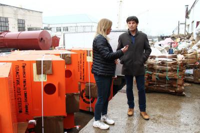 Рязанские активисты ОНФ ознакомились с работой предприятий, занимающихся раздельным сбором мусора